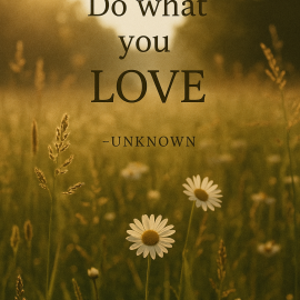 Do What You Love: A Gentle Reminder from the Past