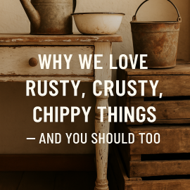 Why We Love Rusty, Crusty, Chippy Things