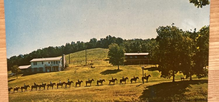 What Vintage Postcards Can Tell Us About the Past Bortell's Bar Rockin' B Ranch Vintage Postcard - posted 1966