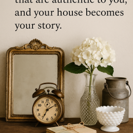 Curate Your Home with Heart: A Vintage-Inspired Reminder