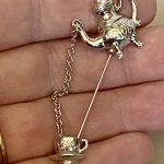 Fresh Vintage Finds: New Jewelry in My Etsy Shop! Vintage Teapot & Tea Cup Stick Pin