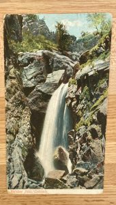Rainbow Falls Colorado Postcard,