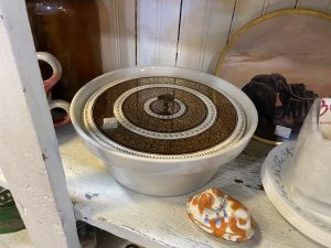 A Fresh Look in the Booth - beautiful covered casserole