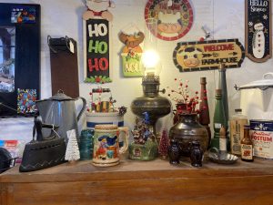 A Fresh Booth Refresh & a Touch of Mid‑Century Cheer - handmade christmas signs & ornaments