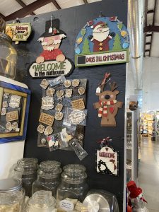 A Fresh Booth Refresh & a Touch of Mid‑Century Cheer - handmade soaps, magnets, christmas signs & ornaments
