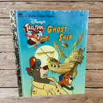 Unique Vintage Postcards & Classic Little Golden Books - Talespin Ghost Ship Little Golden Book, Hardcover Children's Bedtime Storybook, Classroom & Home School Activity
