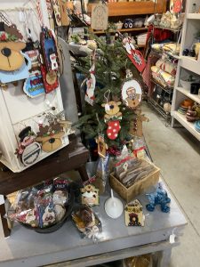 A Little Christmas Whimsy: Handmade Holiday Cheer with Vintage Charm - Christmas Tree with Handmade Ornaments 