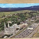 Unique Vintage Postcards & Classic Little Golden Books - Aerial View of Basilique Postcard, Ste-Anne De Beaupre, P.Q. Canada Souvenir Post Card, Christian Spiritual Historical Landmark