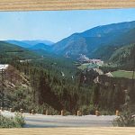 Unique Vintage Postcards & Classic Little Golden Books -Lookout Pass Coeur d'Aleine Mining Region Postcard, Americana Travel Advertising Souvenir Post Card