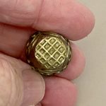 Vintage Sewing Notions With History & Charm - Ornate Taxco Mexico Sterling Silver Sewing Thimble