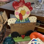 How I Decide What Earns a Spot in the Booth - handmade chicken recipe card holder