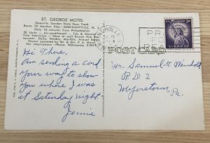 The Stories Written on the Back - Hotel St George