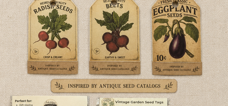 The Story Behind My New Seed Packet Gift Tags
