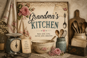 The Paper Mercantile - Grandma's Kitchen - From treasured family recipes to farmhouse-inspired paper goods, Grandma's Kitchen is a cozy collection of vintage-inspired creations made to celebrate the warmth, memories, and traditions of home.