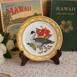 Collecting Vintage State Bird & Flower Mini Plates