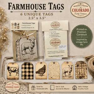 Funky Vintiques - Prim Farmhouse Tags