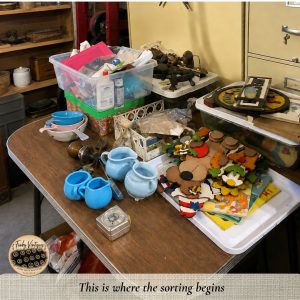 The Mess Behind the Magic: Inside My Barn Workspace - this is where the sorting begins
