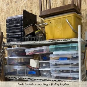 The Mess Behind the Magic: Inside My Barn Workspace - little by little, everything is finding its place
